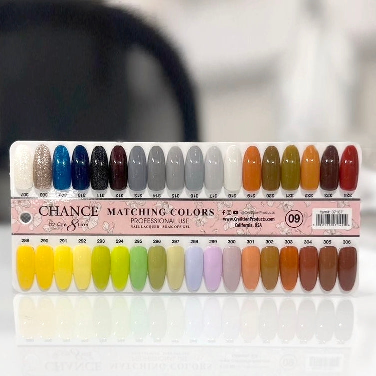 Chance Matching Duo 0.5oz - Tip 09 - 36 Colors ( #289 - #324 ) Brown/Yellow/Nude Shades