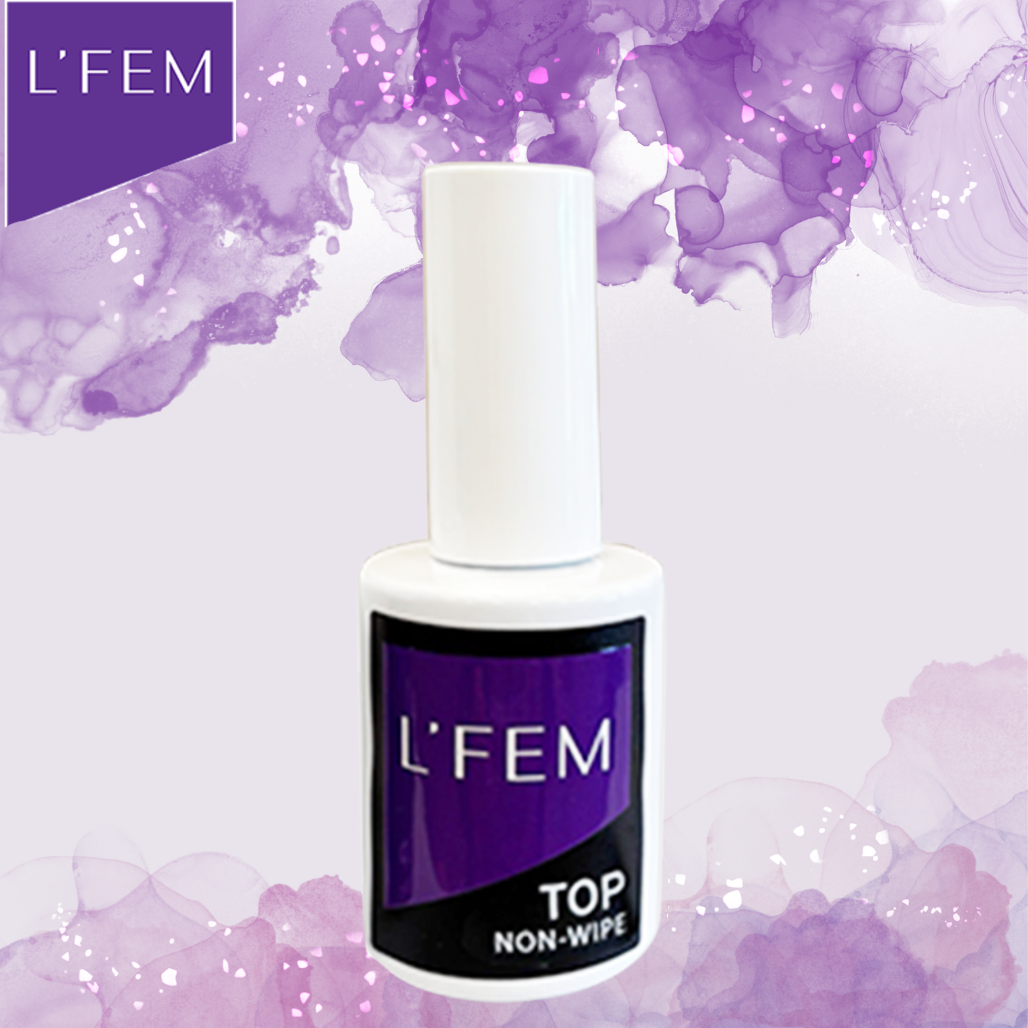 L'FEM Gel Polish .5oz Gel: Base + Top Non-Wipe