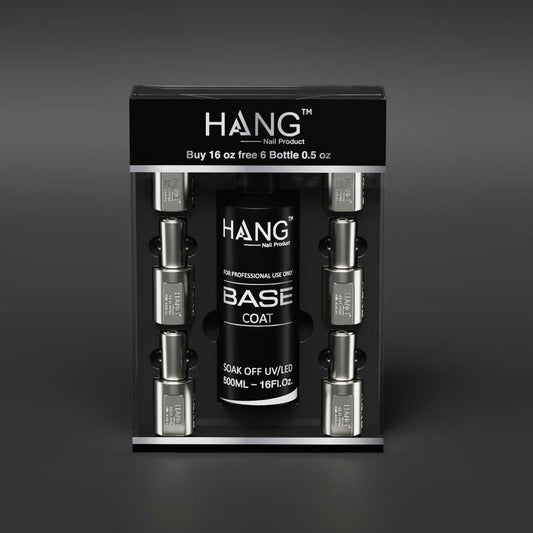 Base Coat Combo – 16oz with 6 Bottles + Extra 3 Duo Base & Top 0.5oz