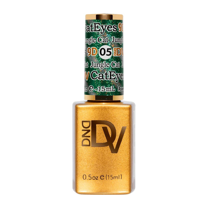 DND Diva 9D Cat Eye Glassball Gel Polish Collection - 05 - Jungle Cat 15ml