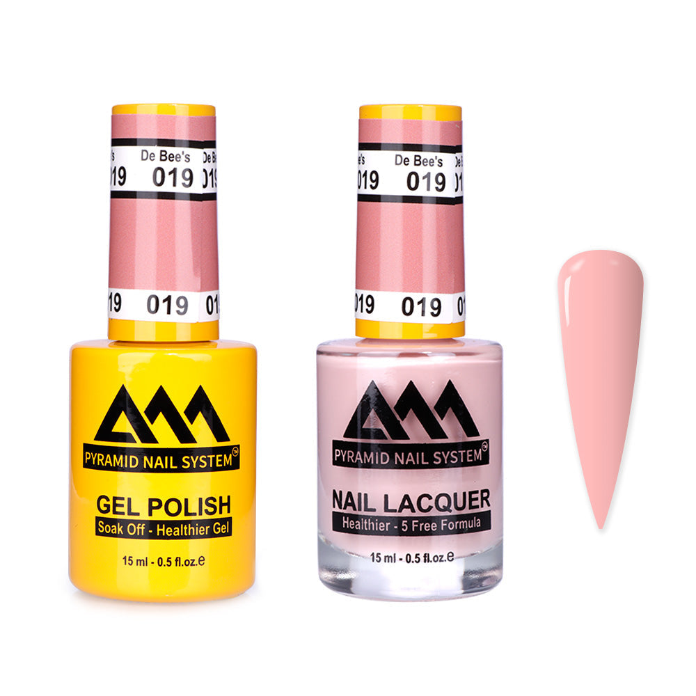 Pyramid 0.5oz, DE BEE'S Collection, Super Matching Duo, #019