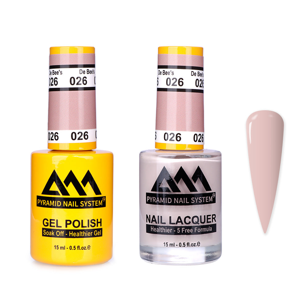 Pyramid 0.5oz, DE BEE'S Collection, Super Matching Duo, #026