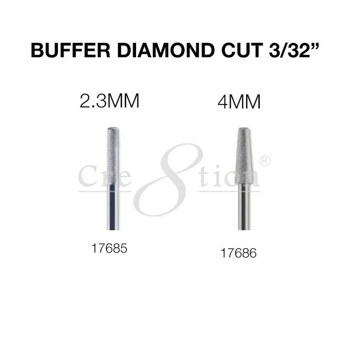 Creation Buffer Diamond Cut Nail Filling Bit 3/32"