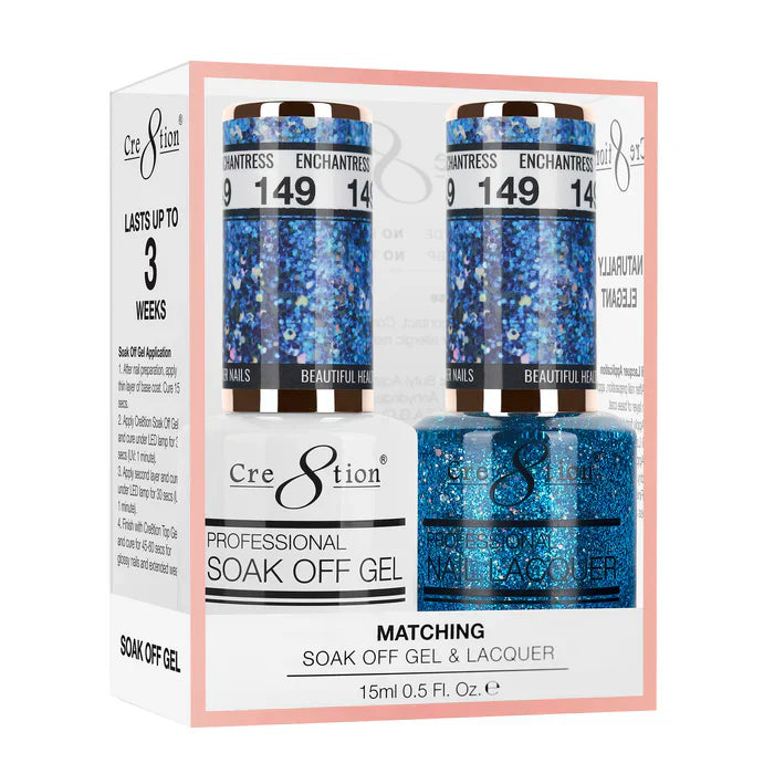 Creation Soak Off Gel Matching Pair 0.5oz 149 ENCHANTRESS