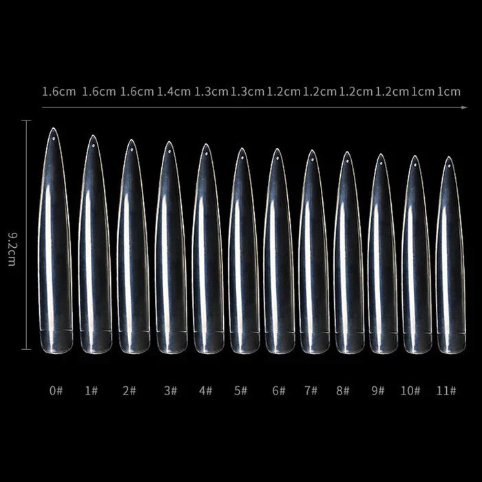 Creation Special Shape - 17 Super Long Stiletto Clear