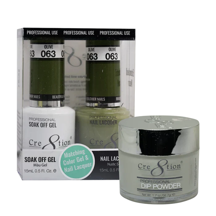 Creation Trio Matching Colors (3pc) - 063 Olive