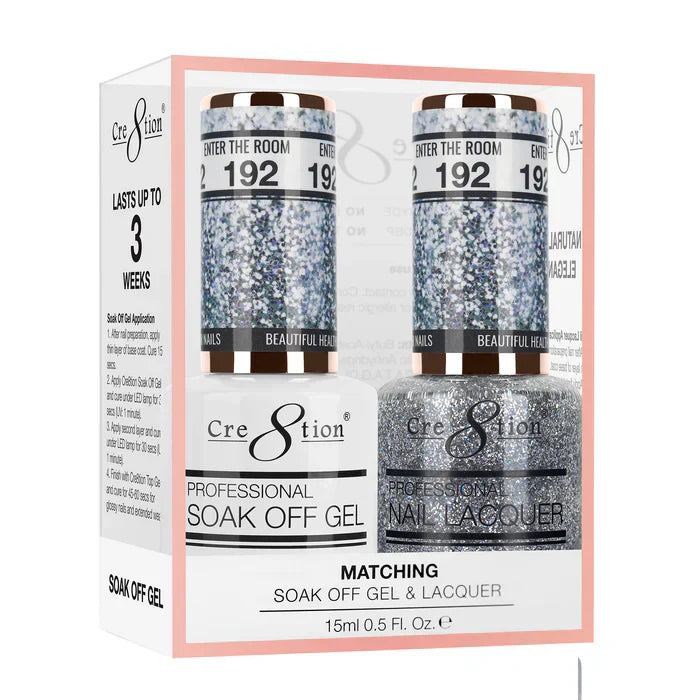 Creation Soak Off Gel Matching Pair 0.5oz 192 ENTER THE ROOM