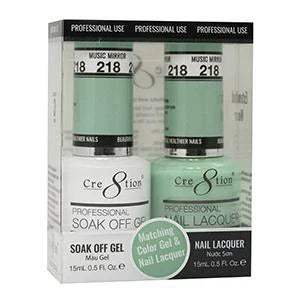 Creation Soak Off Gel Matching Pair 0.5oz 218 MUSIC MIRROR