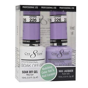 Creation Soak Off Gel Matching Pair 0.5oz 226 LADYBIRD