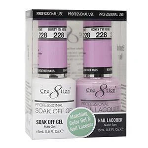 Creation Soak Off Gel Matching Pair 0.5oz 228 HONEY I’M HOME