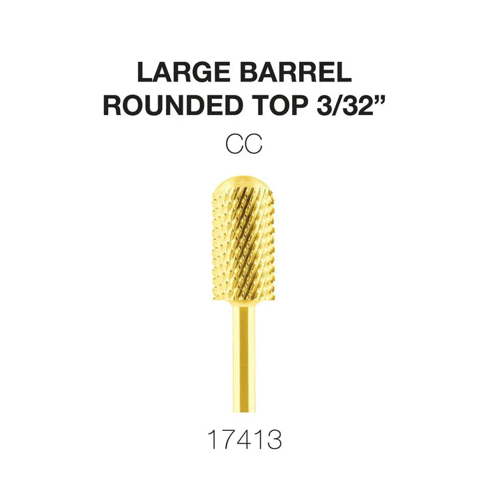 Creation Gold Carbide- Large Barrel-Round Top 3/32" CC