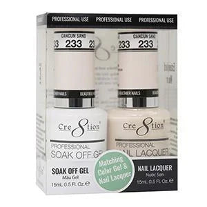Creation Soak Off Gel Matching Pair 0.5oz 233 CANCUN SAND