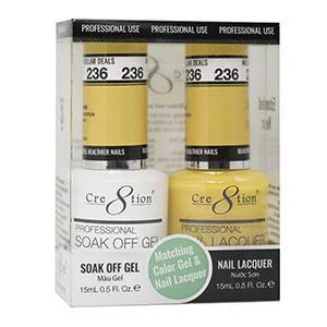 Creation Soak Off Gel Matching Pair 0.5oz 236 MISS SUNSHINE