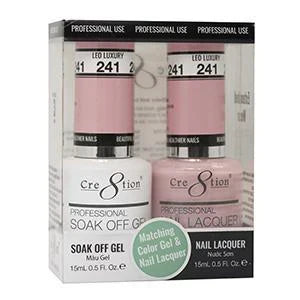 Creation Soak Off Gel Matching Pair 0.5oz 241 LEO LUXURY
