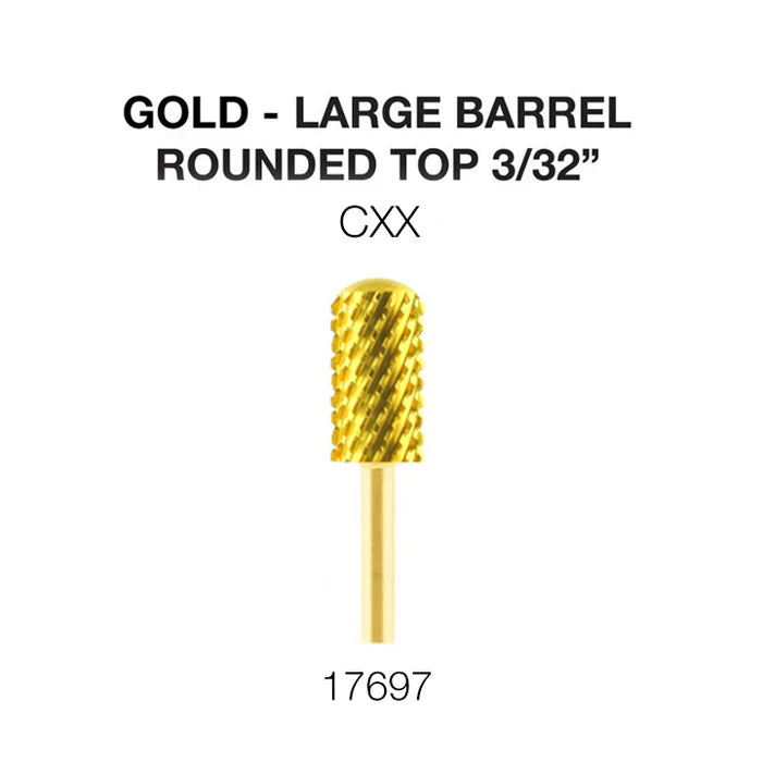 Creation Gold Carbide- Large Barrel-Round Top 3/32" CXX