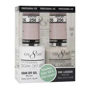Creation Soak Off Gel Matching Pair 0.5oz 256 MOON BABY