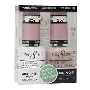Creation Soak Off Gel Matching Pair 0.5oz 257 BUDAPEST BREEZE