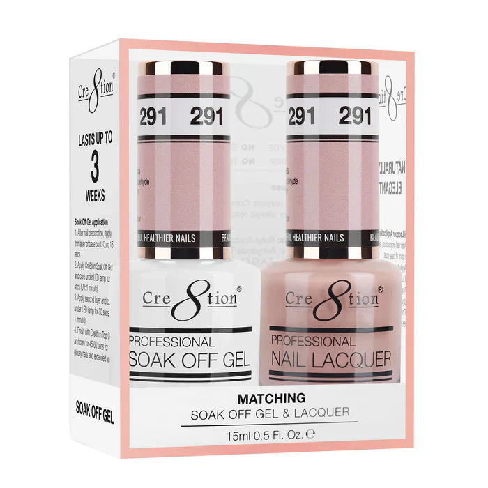 Creation Soak Off Gel Matching Pair 0.5oz 291