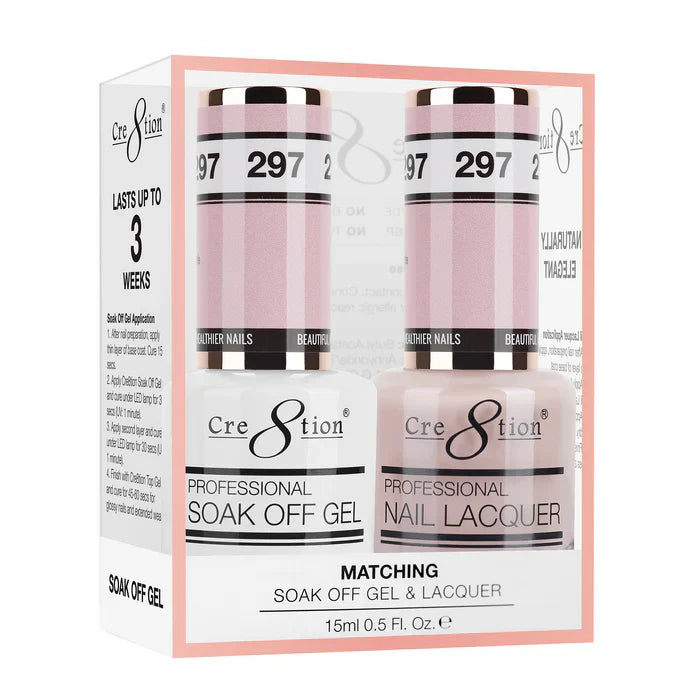 Creation Soak Off Gel Matching Pair 0.5oz 297