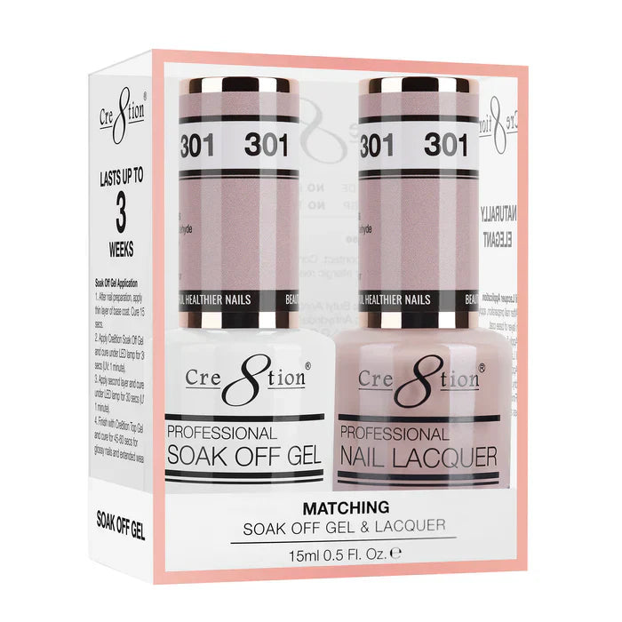 Creation Soak Off Gel Matching Pair 0.5oz 301
