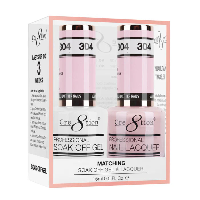 Creation Soak Off Gel Matching Pair 0.5oz 304