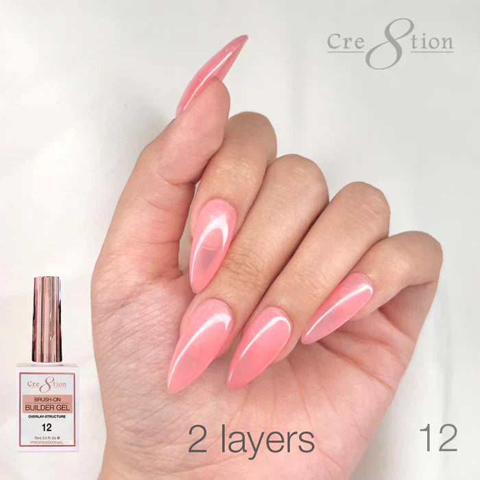 Creation Gel Collection - Overlay/ Brush on Builder 0.5oz 12