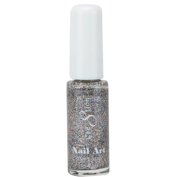 Creation Detailing Nail Art Lacquer 0.25oz 03 Multi- Color Glitter
