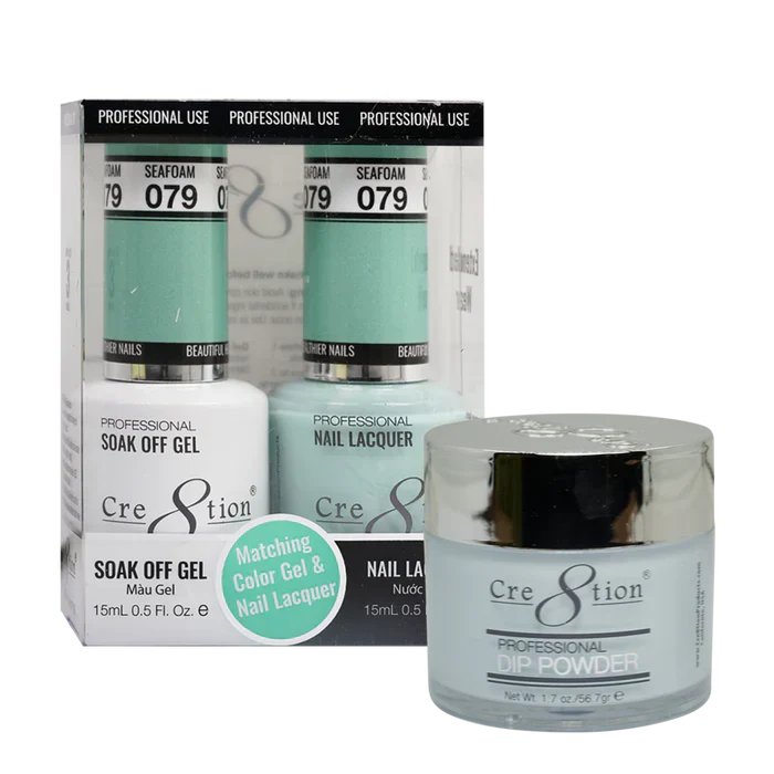 Creation Trio Matching Colors (3pc) - 079 Seafoam