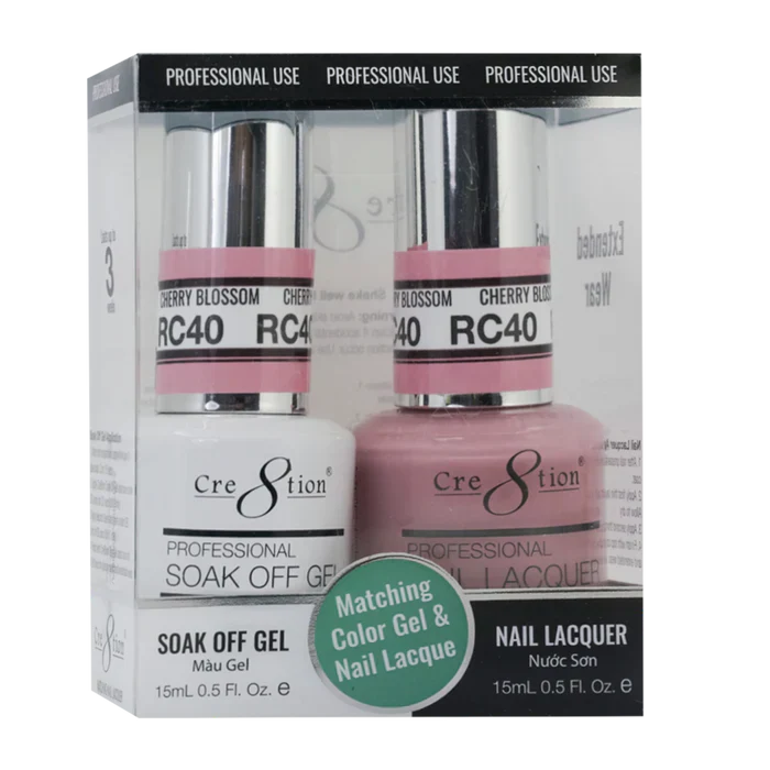 Creation Soak Off Gel Matching Pair Rustic Collection 0.5oz RC40