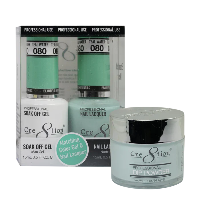 Creation Trio Matching Colors (3pc) - 080 Teal Water