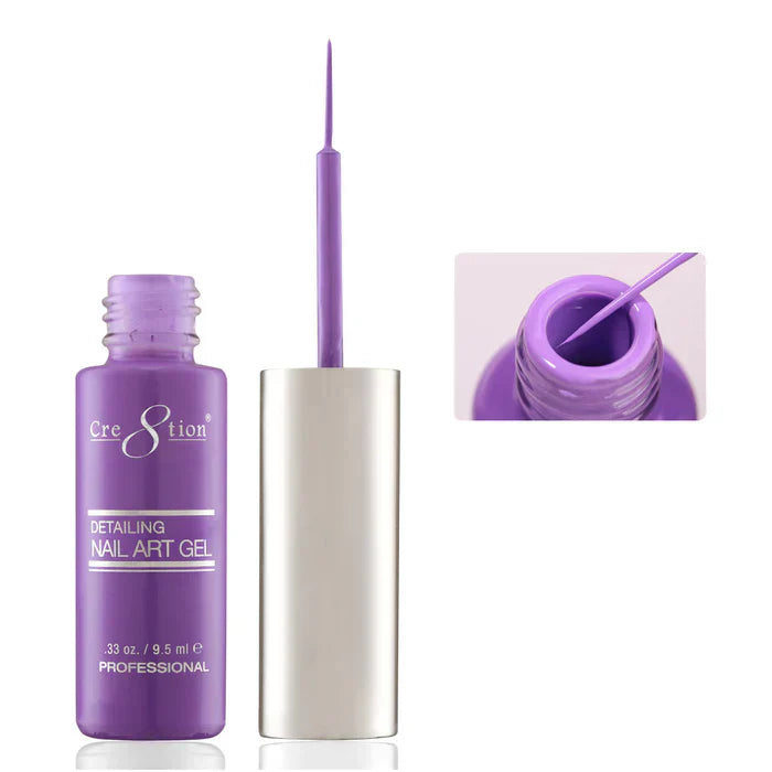 Creation Detailing Nail Art Gel 0.33oz 06 Lavender