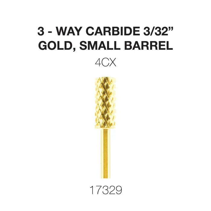 Creation 3-Way Carbide Gold, Small Barrel 3/32" 4CX