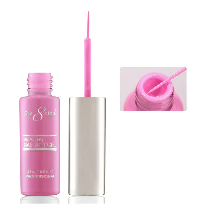 Creation Detailing Nail Art Gel 0.33oz 09 Pink