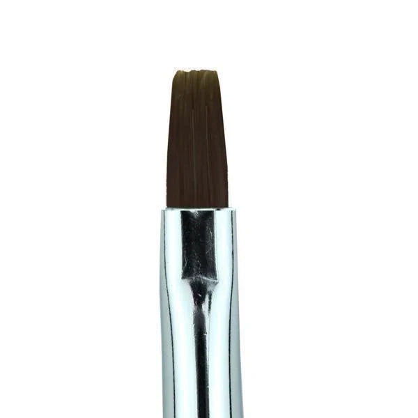 Creation Dark Brown Hair Gel Brush Square Rhinestone Handle #4