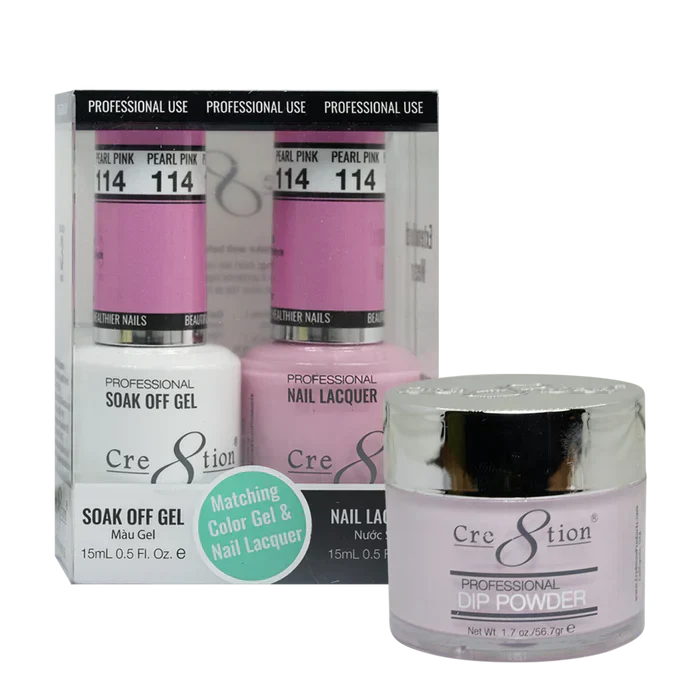 Creation Trio Matching Colors (3pc) - 114 Pearl Pink