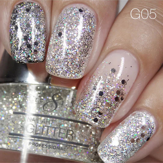 Creation Nail Art Glitter 0.5oz - STARLIGHT Collection #5