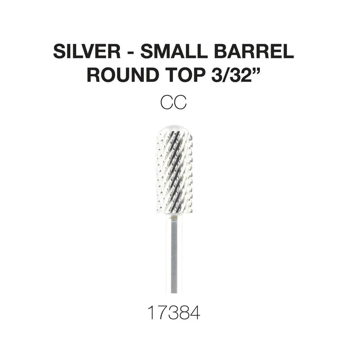 Creation Silver Carbide- Small Barrel-Round Top- 3/32" CC