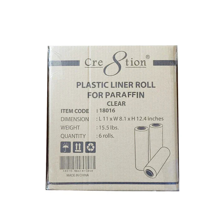 Creation Plastic Roll for paraffin 11" x 19" Clear 1 Case 6 rolls