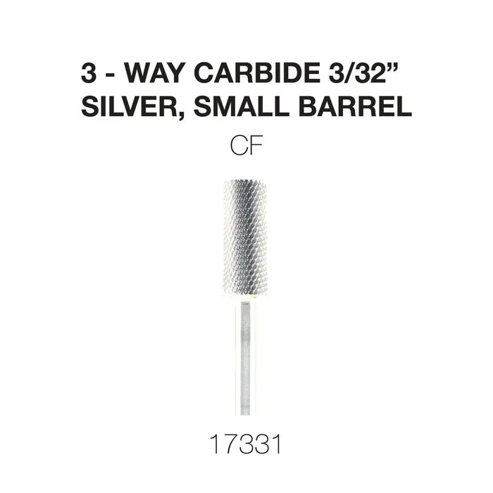 Creation 3-Way Carbide Silver, Small Barrel 3/32" CF