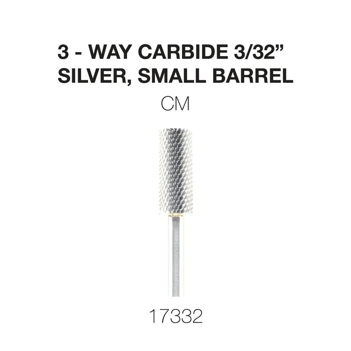 Creation 3-Way Carbide Silver, Small Barrel 3/32" CM