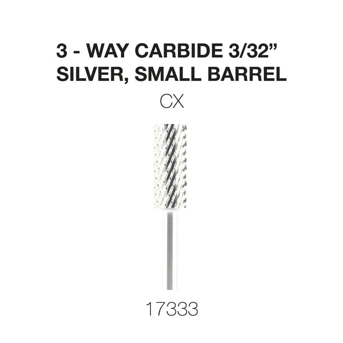 Creation 3-Way Carbide Silver, Small Barrel 3/32" CX