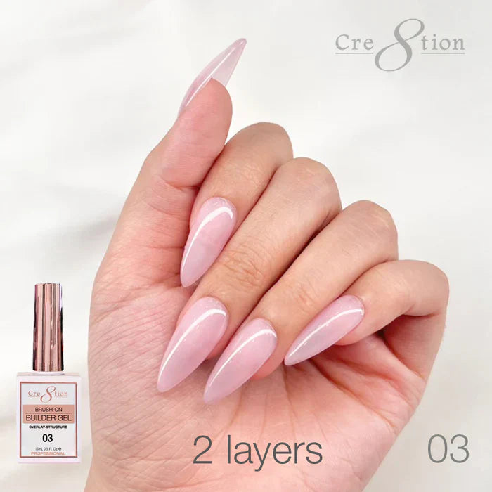 Creation Gel Collection - Overlay/ Brush on Builder 0.5oz 03