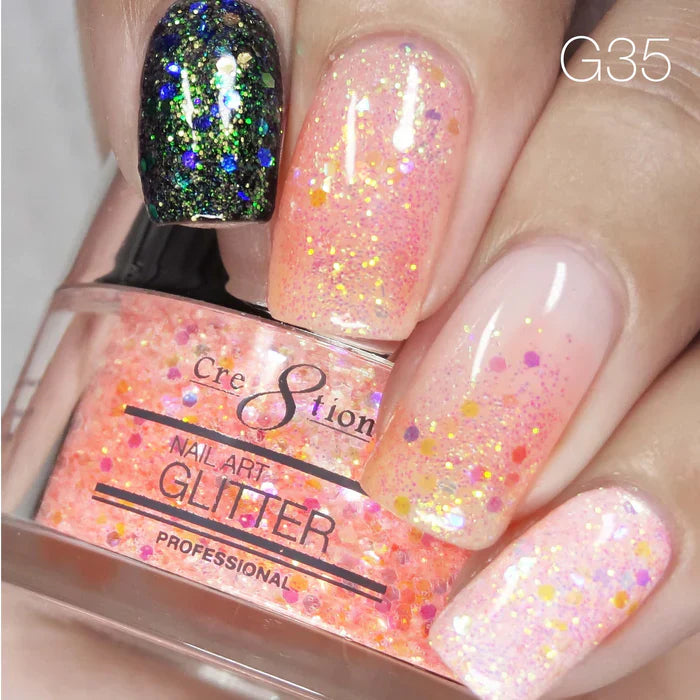 Creation Nail Art Glitter 1oz 30g 35