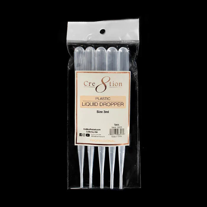 Creation Plastic Dropper 3ml 5pcs./bag