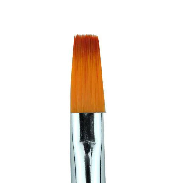 Creation Light Brown Hair Gel Brush Square Wood Handle #10