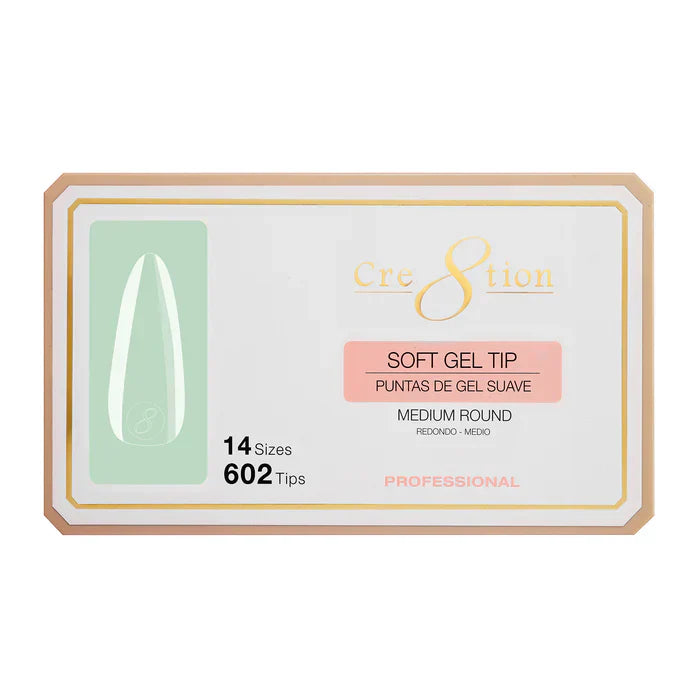 Creation Soft Gel Tip - ROUND Medium