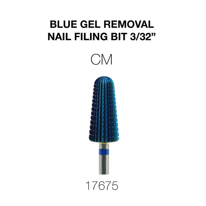 Creation Blue Gel Removal Nail Filing Bit 3/32" CM