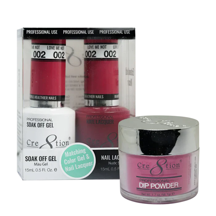 Creation Trio Matching Colors (3pc) - 002 Cherry