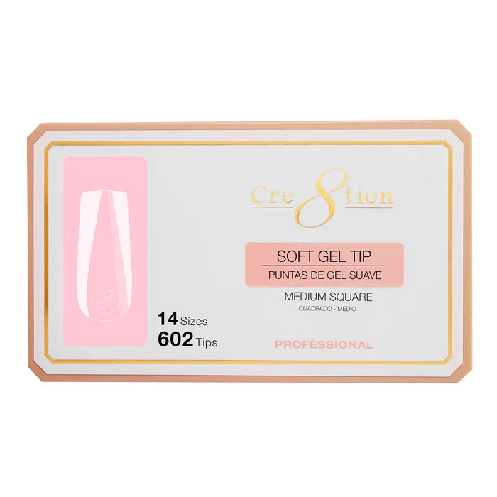 Creation Soft Gel Tip - SQUARE Medium