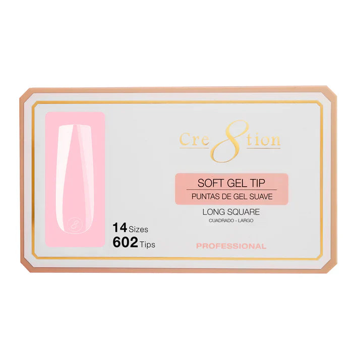 Creation Soft Gel Tip - SQUARE Long